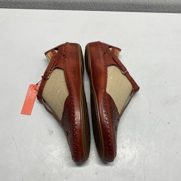 NEW PIKOLINOS Women’s P. Vallarta Sandals – Red Size EU 41 / US 10.5 – Leather - Picture 4 of 8